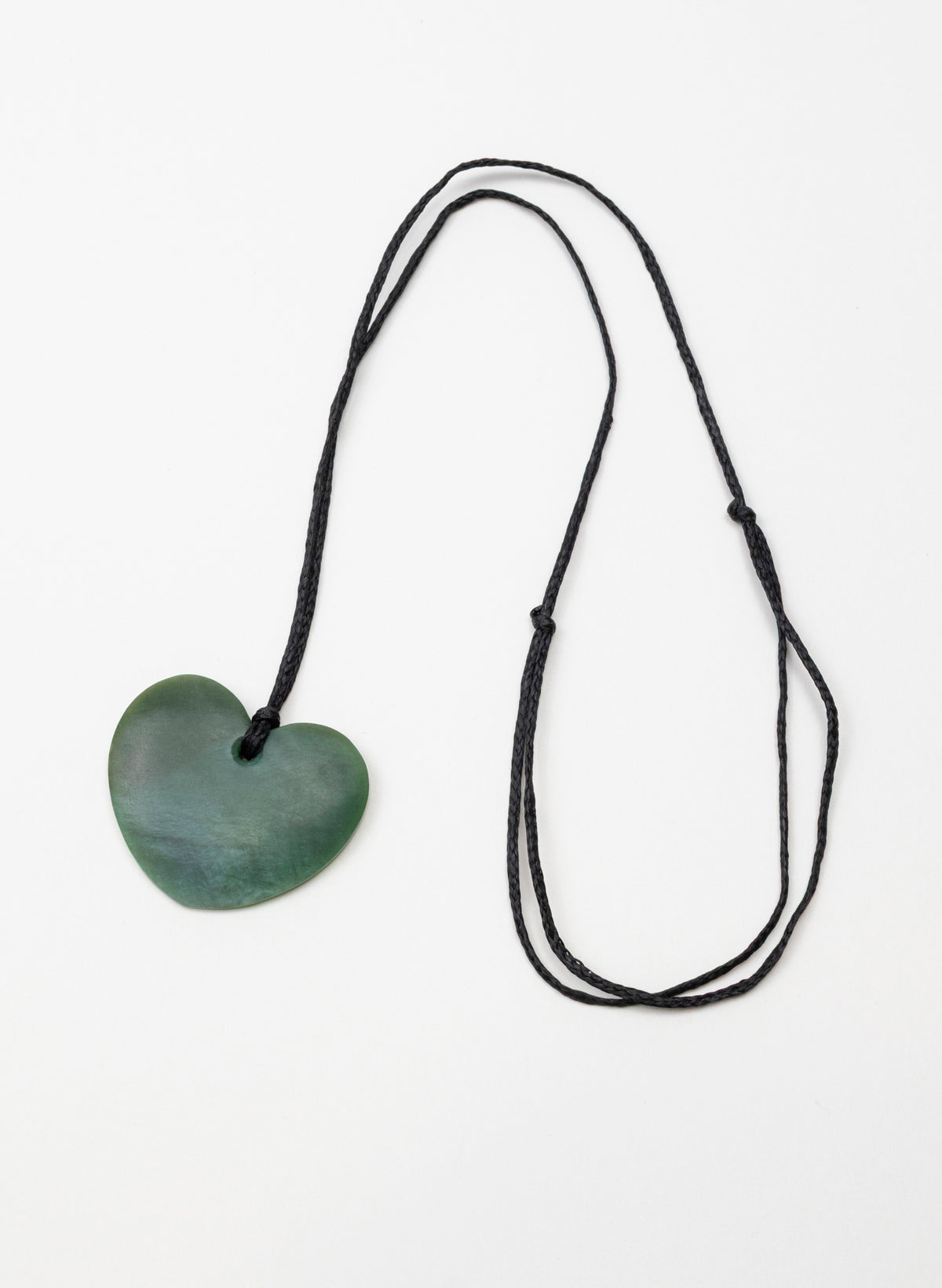 Inanga / Kahurangi Pounamu Heart Pendant