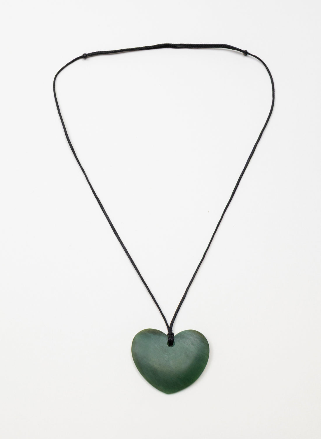 Inanga / Kahurangi Pounamu Heart Pendant