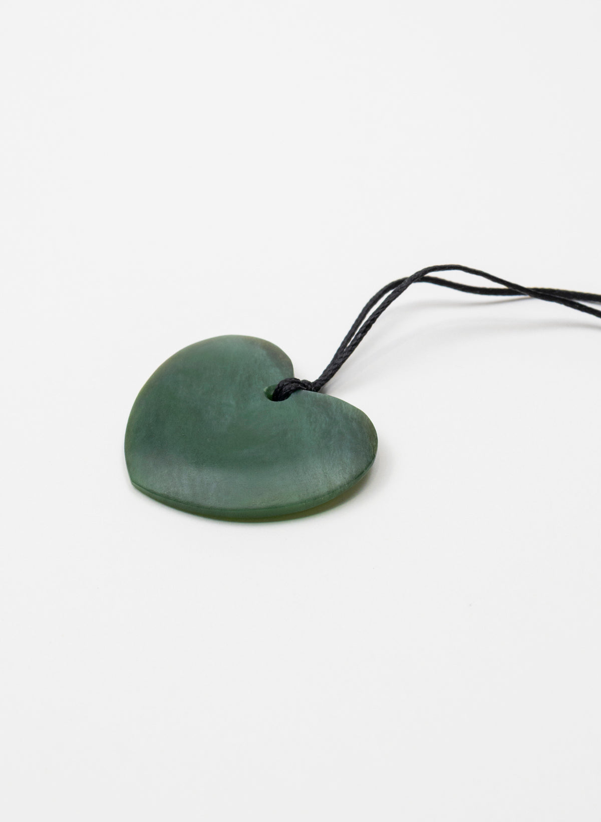 Inanga / Kahurangi Pounamu Heart Pendant