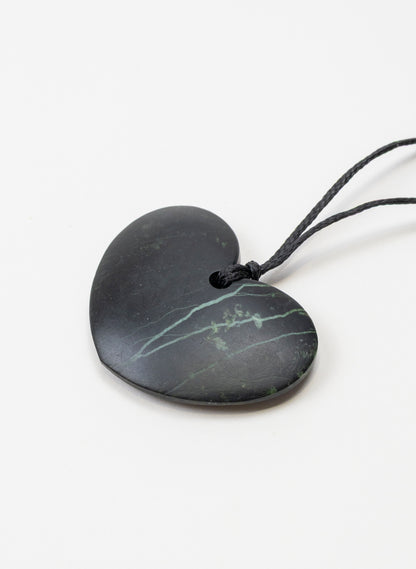 Tangiwai Pounamu Heart Pendant
