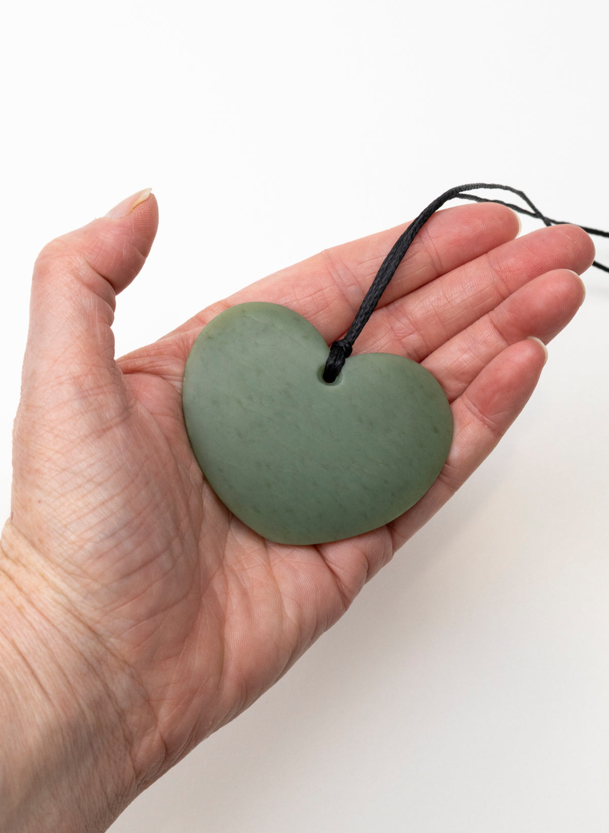 Kōkopu Pounamu Heart Pendant