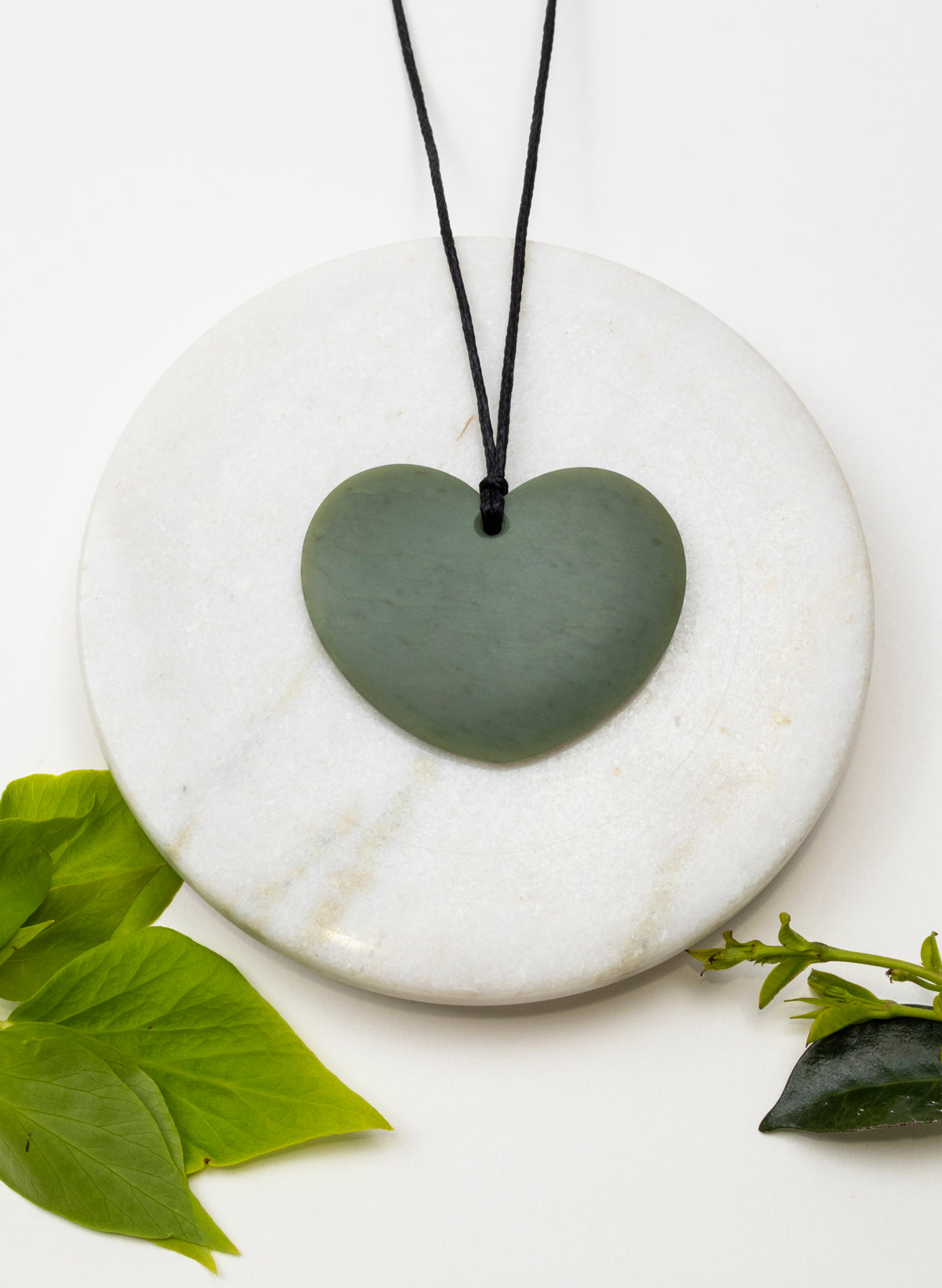 Kōkopu Pounamu Heart Pendant