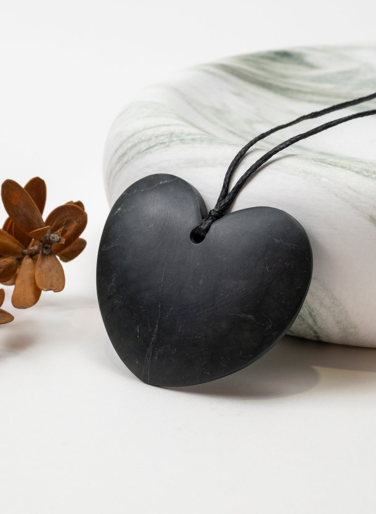 Tangiwai Pounamu Heart Pendant