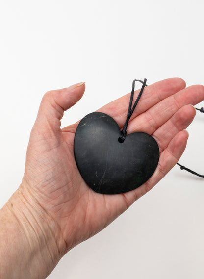 Tangiwai Pounamu Heart Pendant