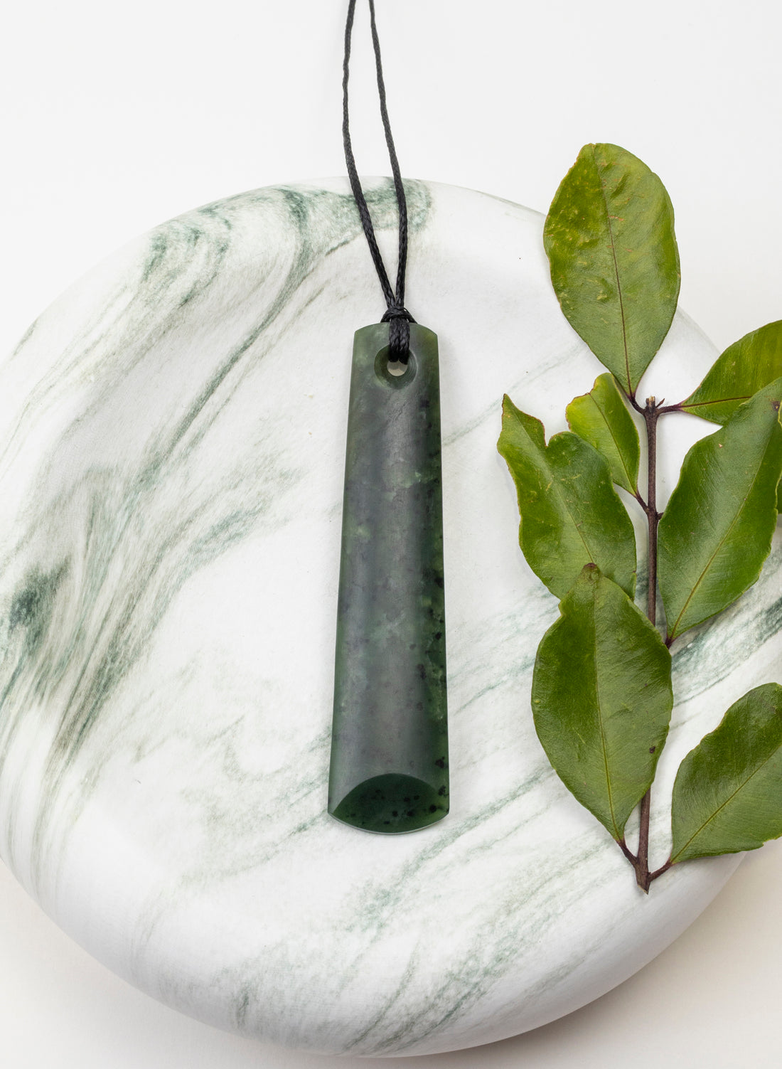 Kawakawa Pounamu Big Hole Pendant