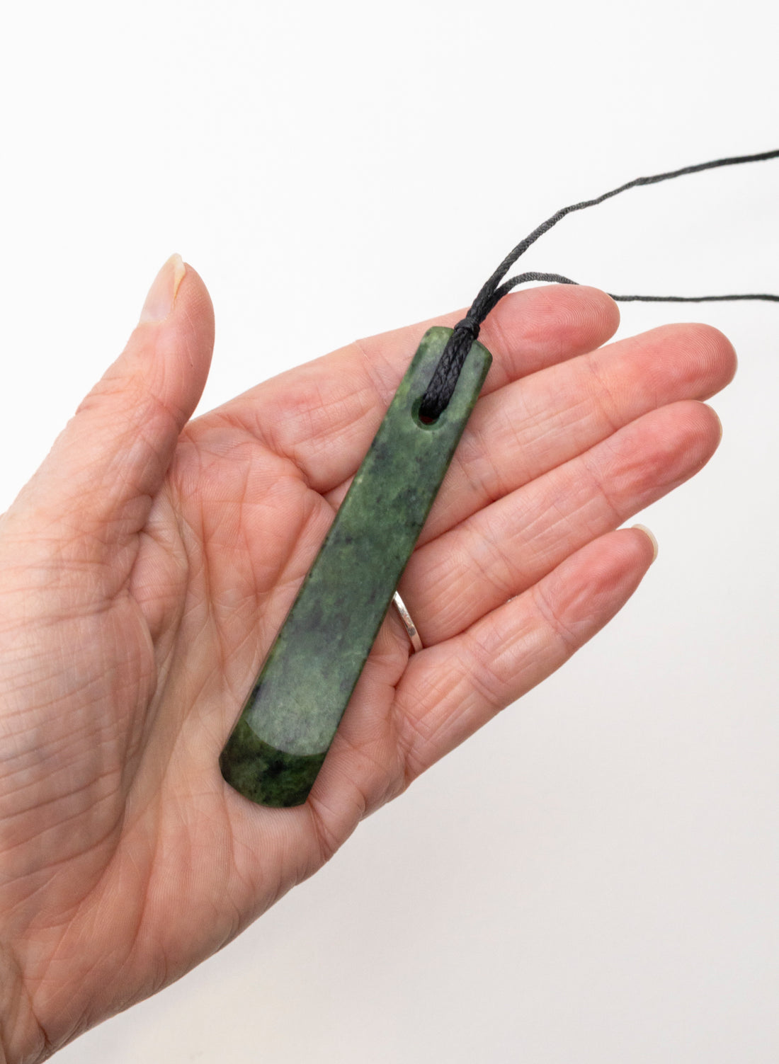 Kawakawa Pounamu Wave Pendant