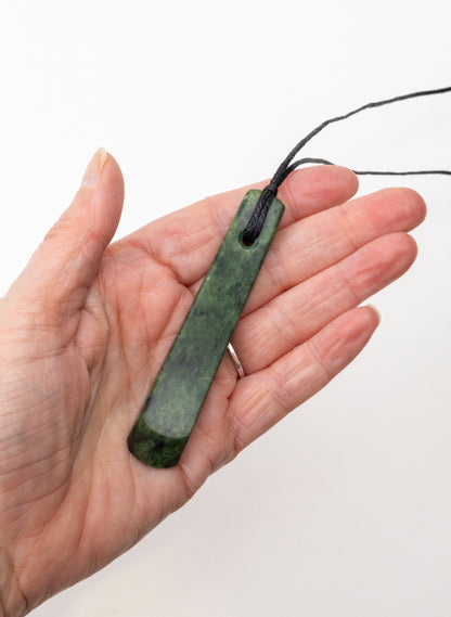 Kawakawa Pounamu Wave Pendant
