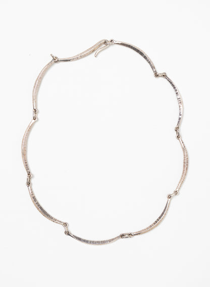 Forged Scallop Necklace