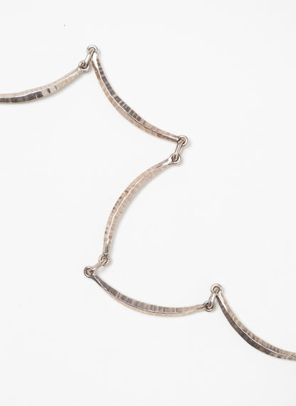 Forged Scallop Necklace