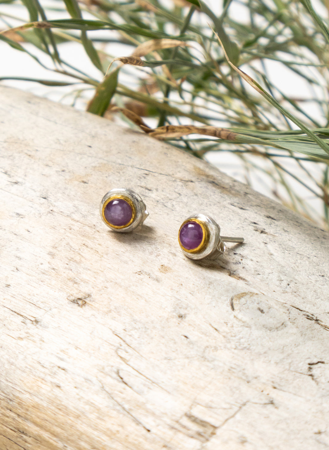 Ruby Stud Earrings