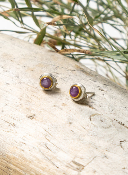 Ruby Stud Earrings