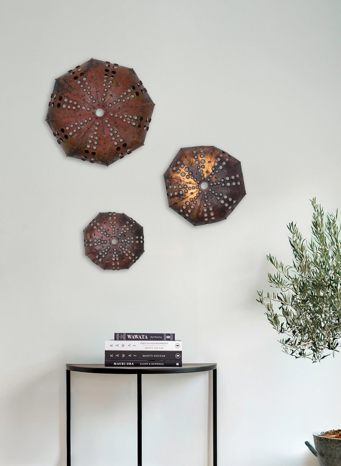 Copper Kina Large Round