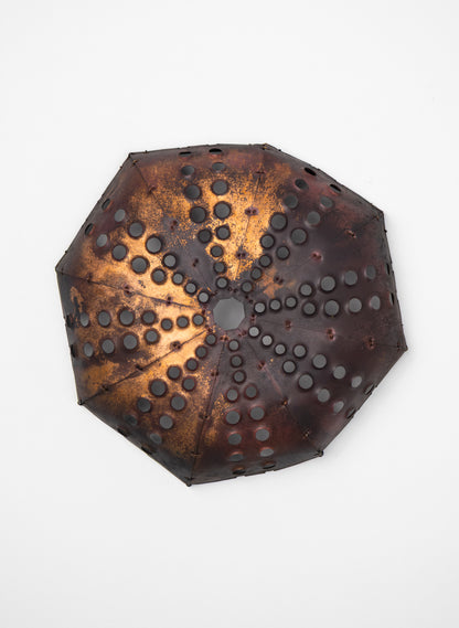Copper Kina Medium Round