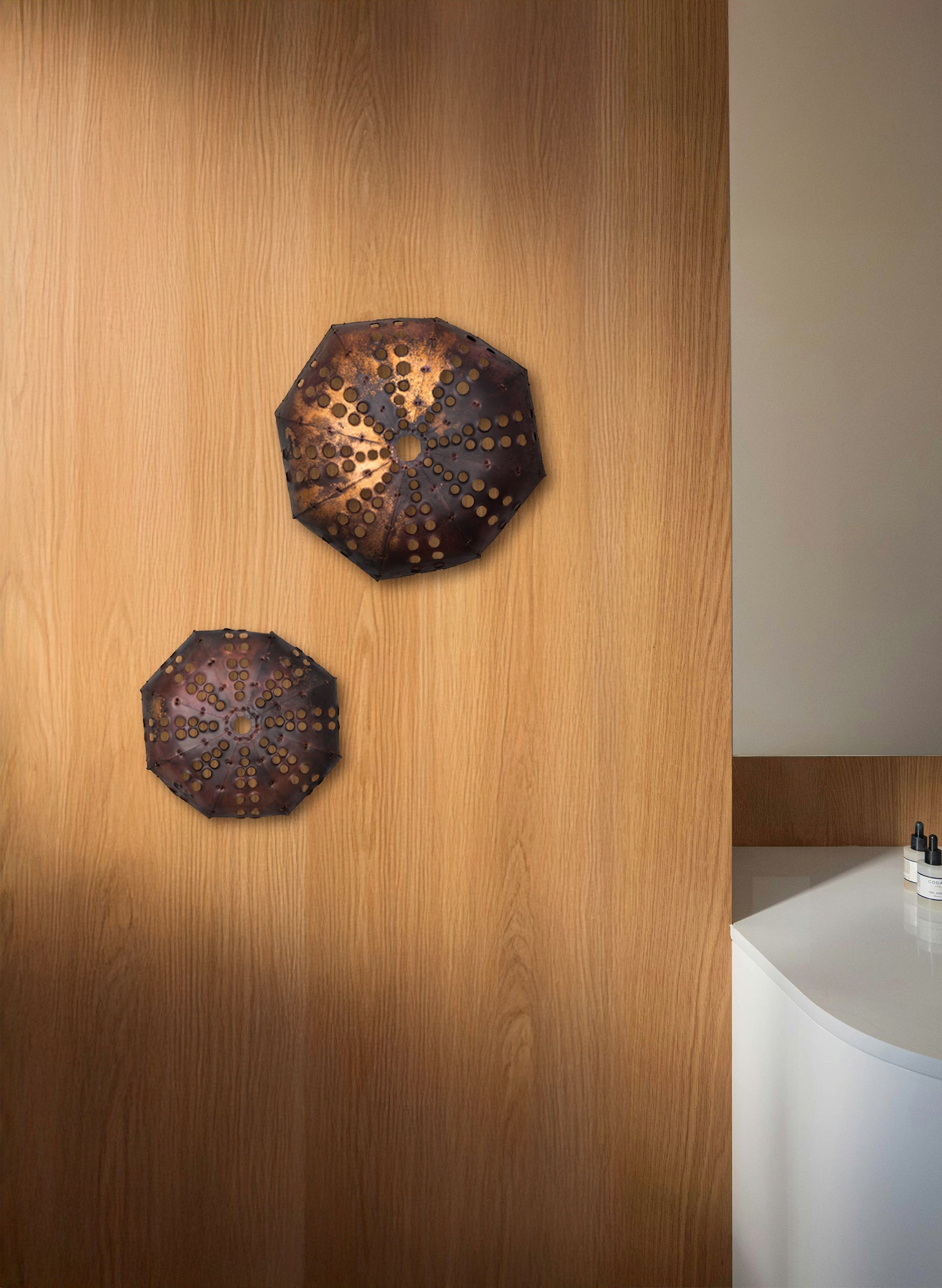 Copper Kina Small Round