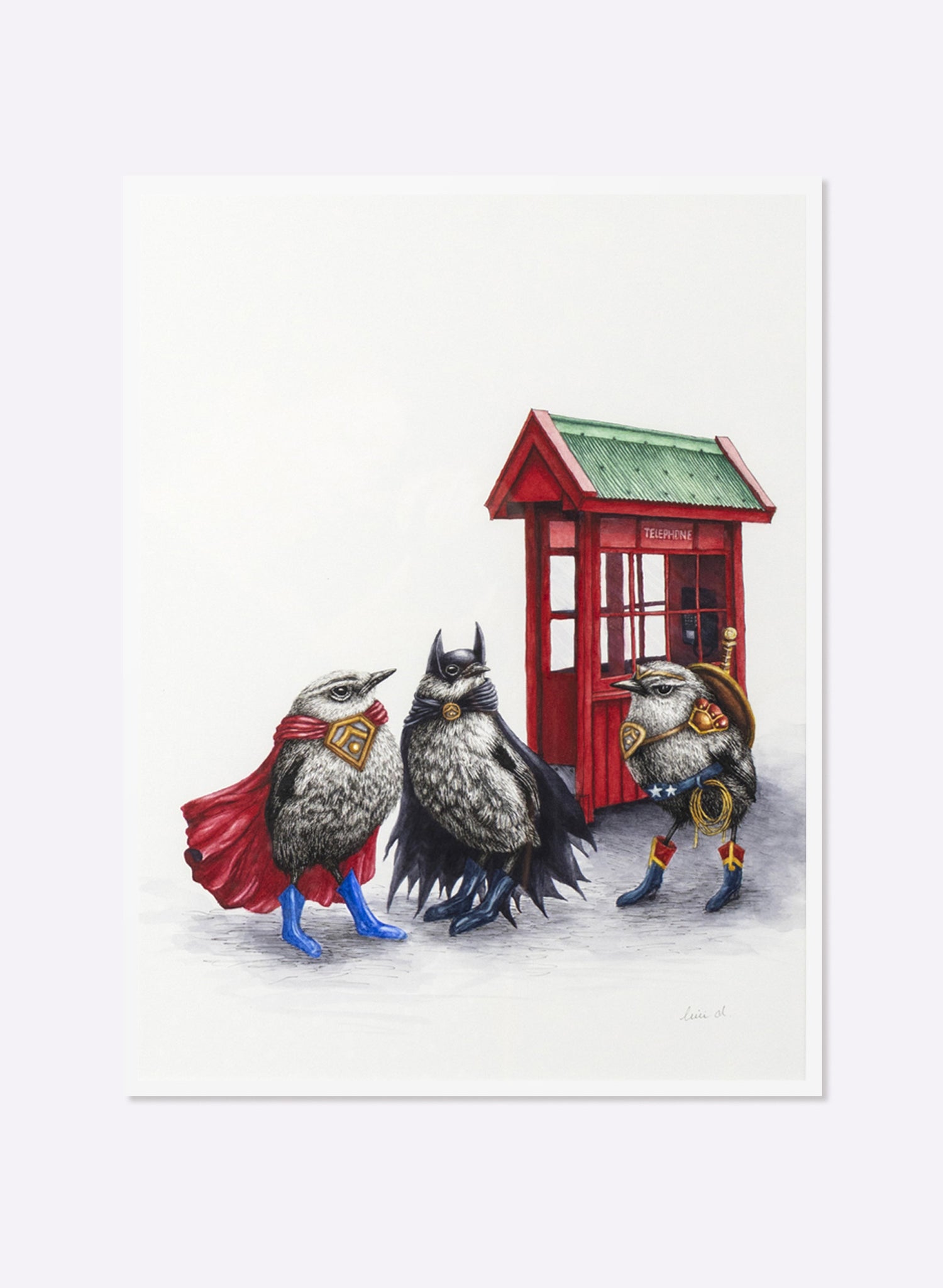 Superheroes - Giclée Print