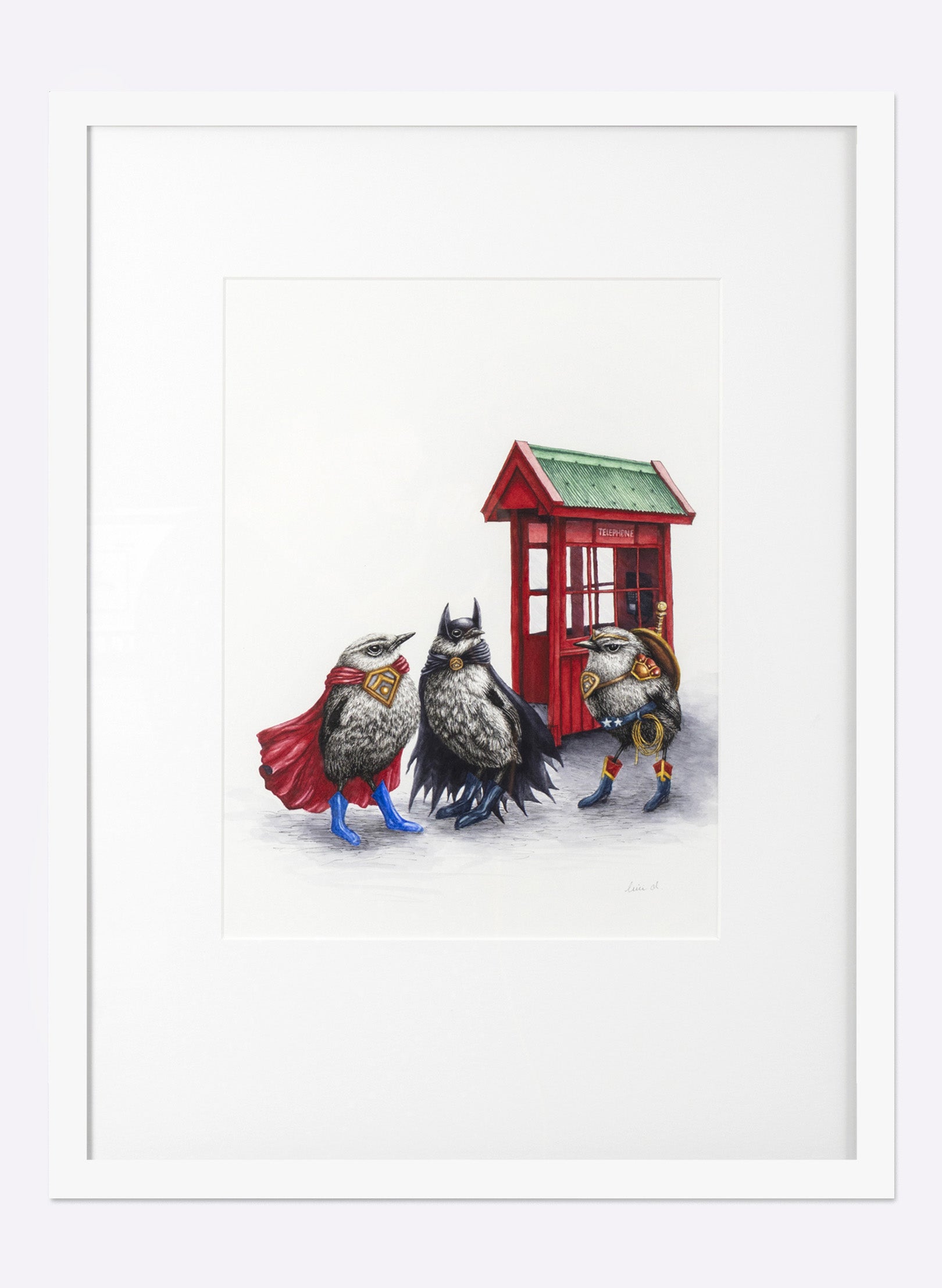 Superheroes - Giclée Print