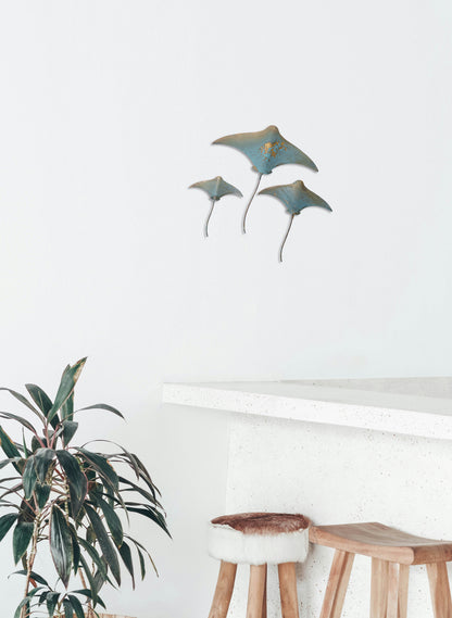 Stingray - Set of 3 (Teal)