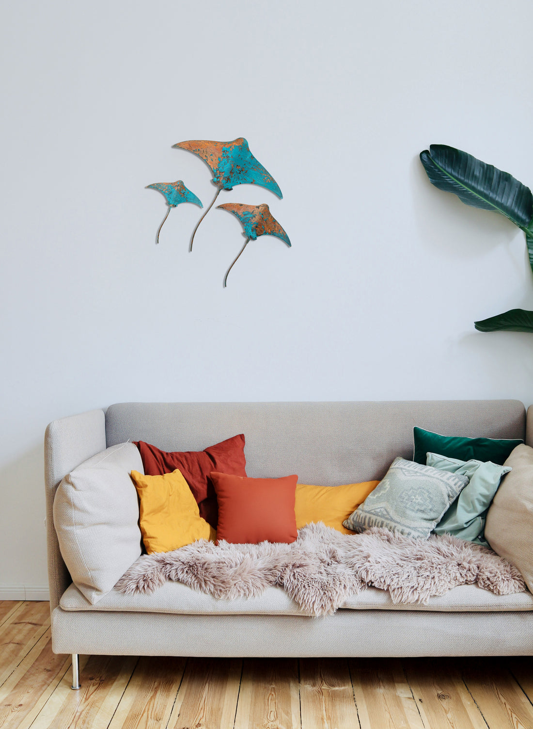 Stingray - Set of 3 (Teal)