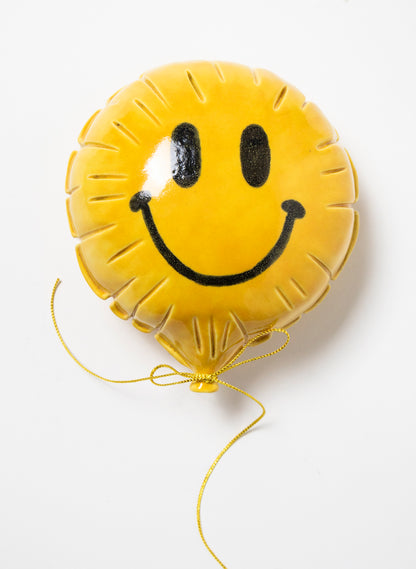 Medium Ceramic Balloon Smiley Face