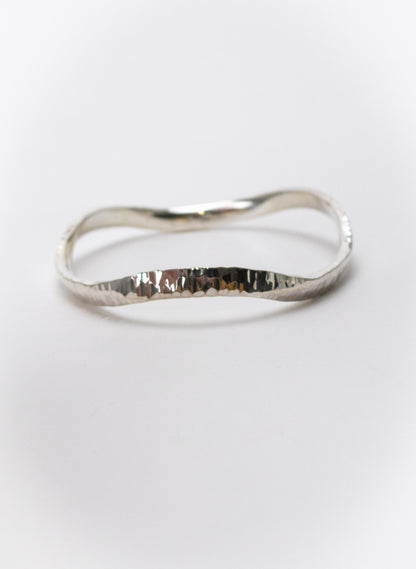 Forged Wave Bangle