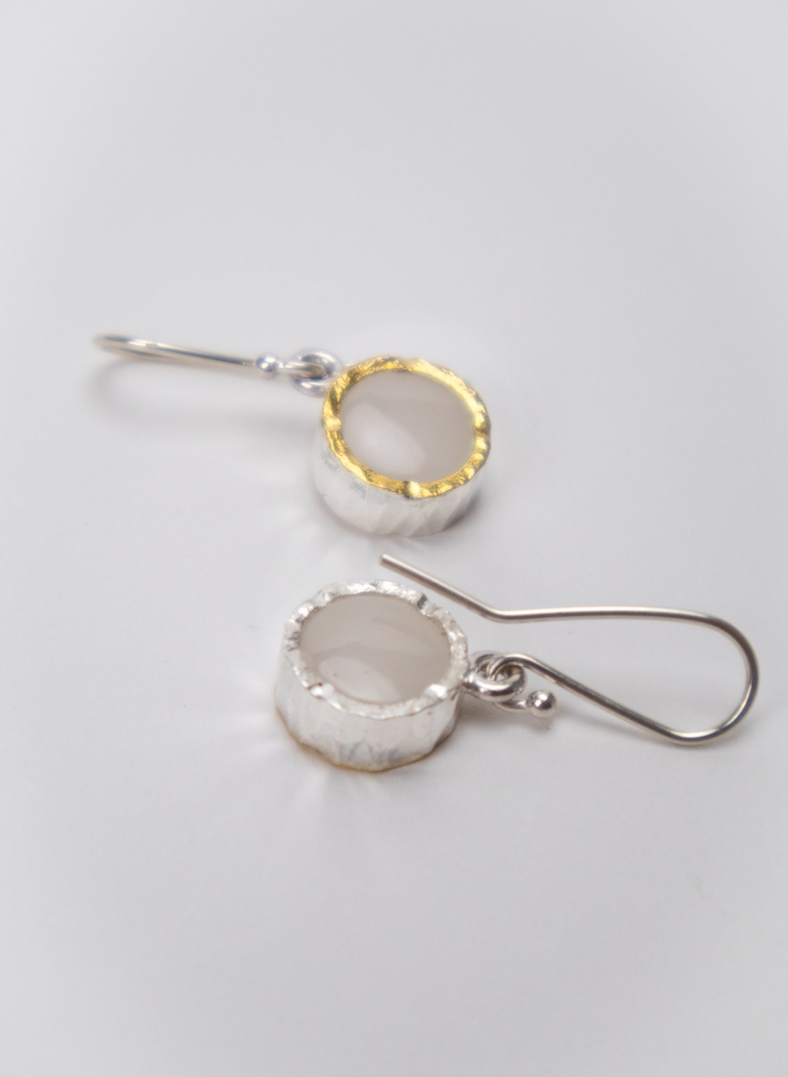 White Imperial Jade Earrings