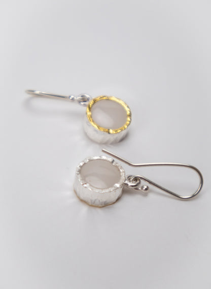 White Imperial Jade Earrings