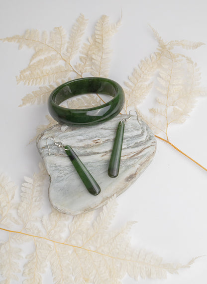 Pounamu Drop Earrings