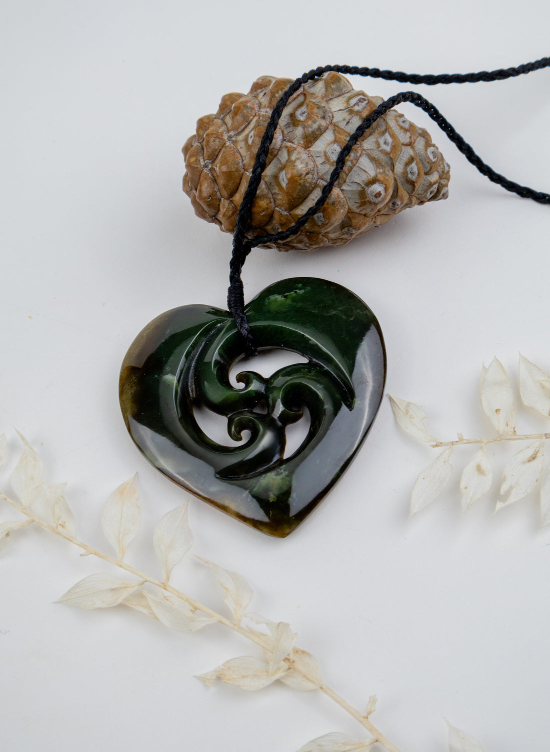 Pounamu Big Heart Pendant