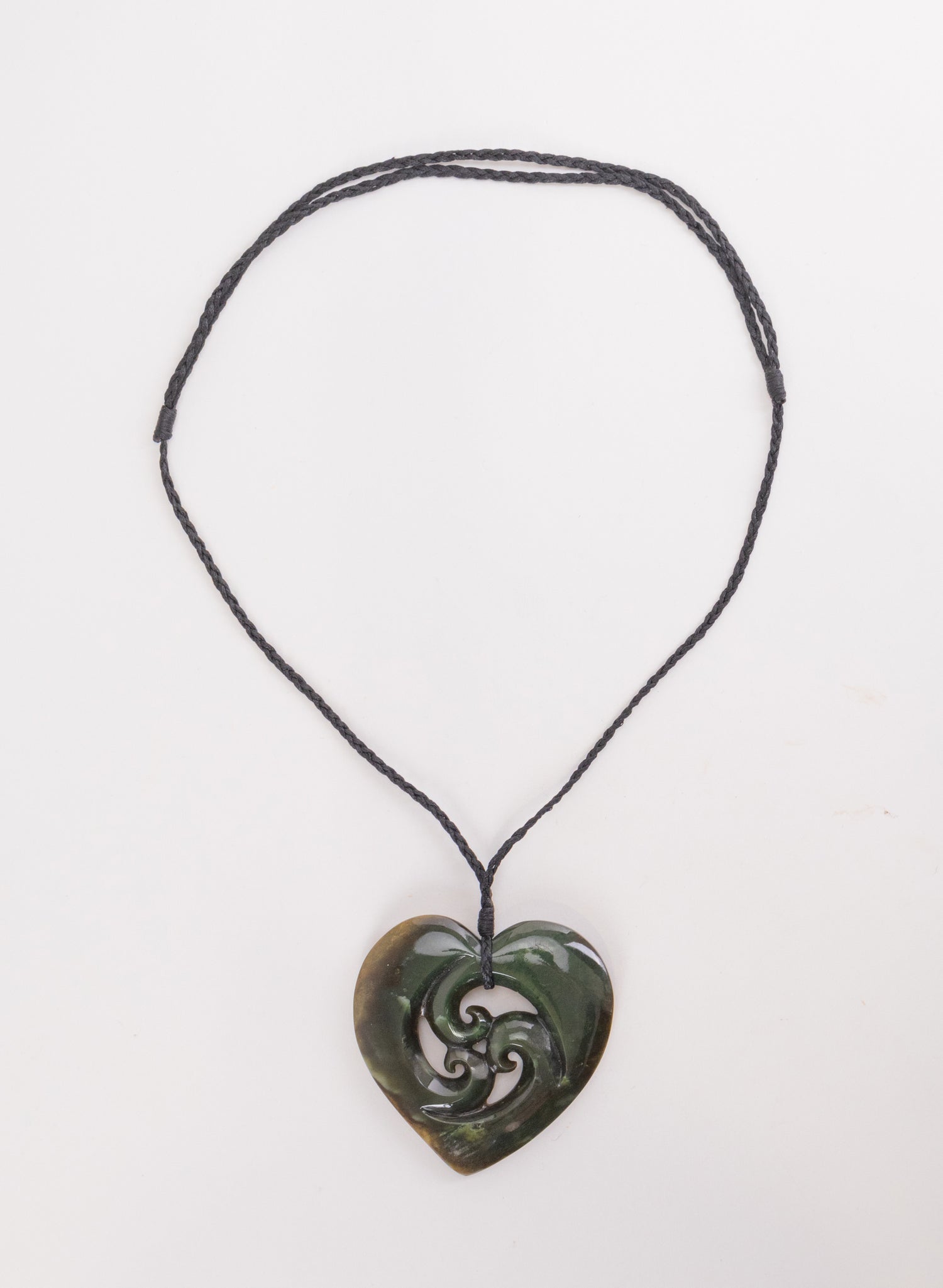 Pounamu Big Heart Pendant