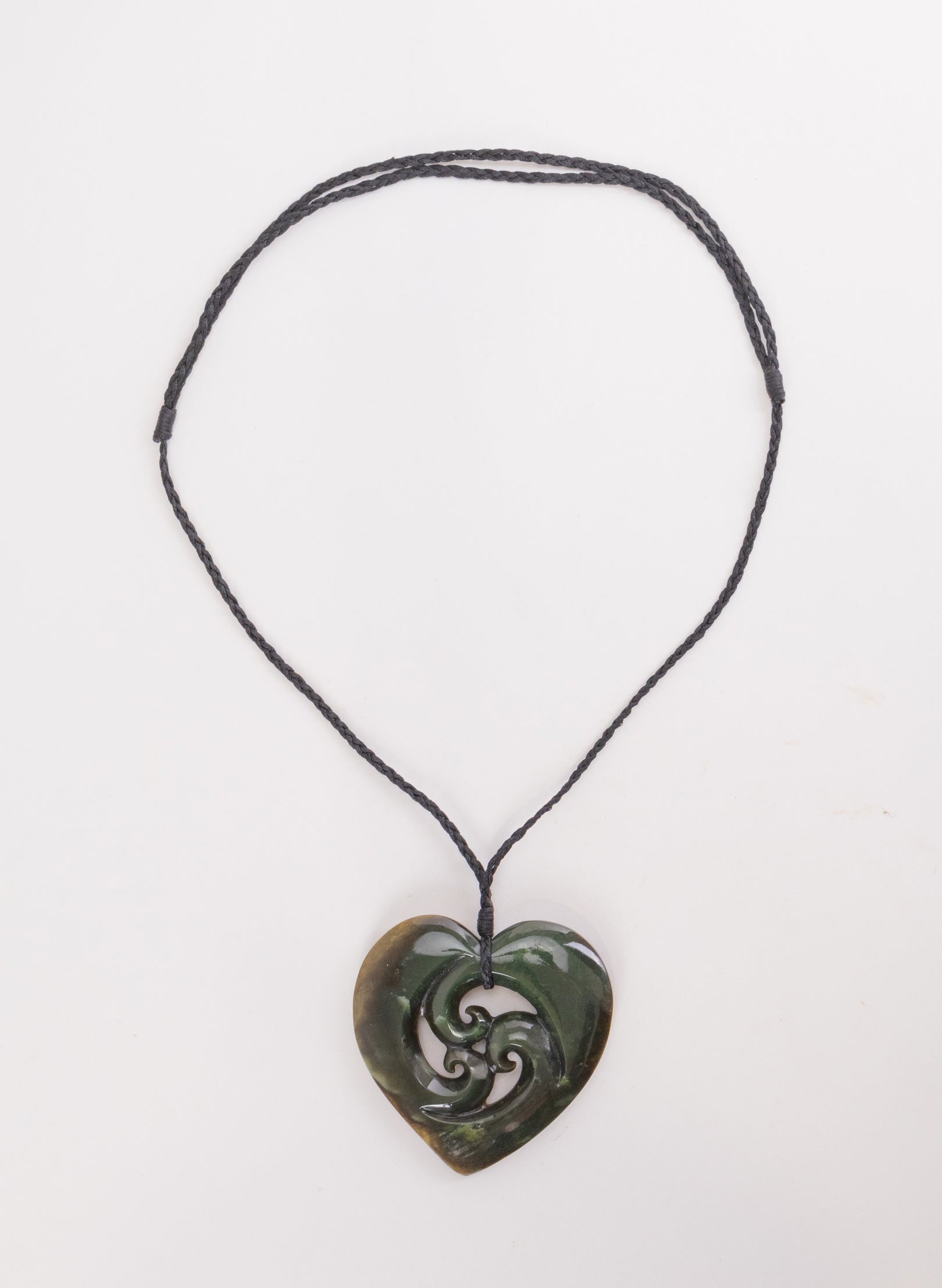 Pounamu Big Heart Pendant