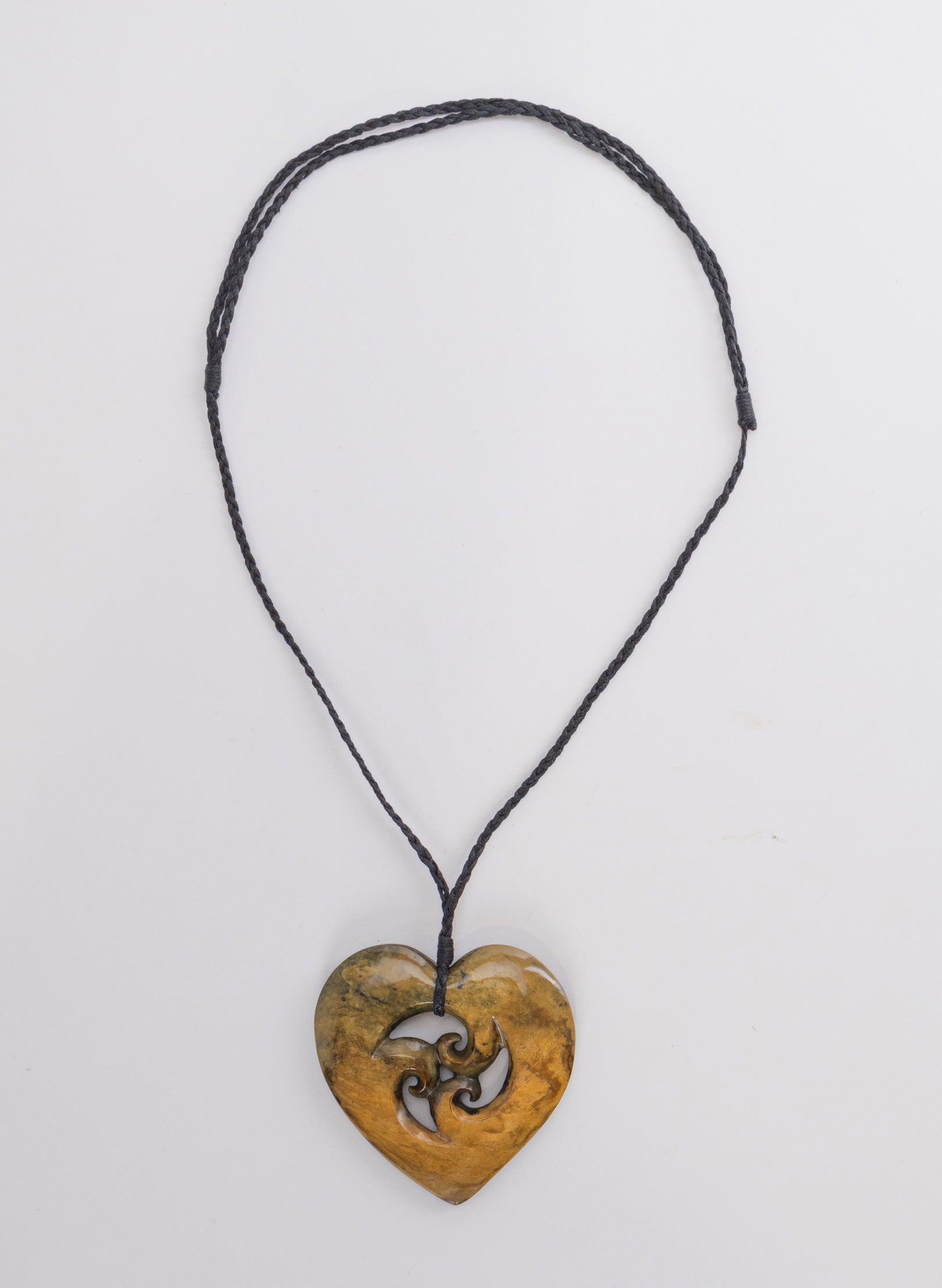 Pounamu Big Heart Pendant