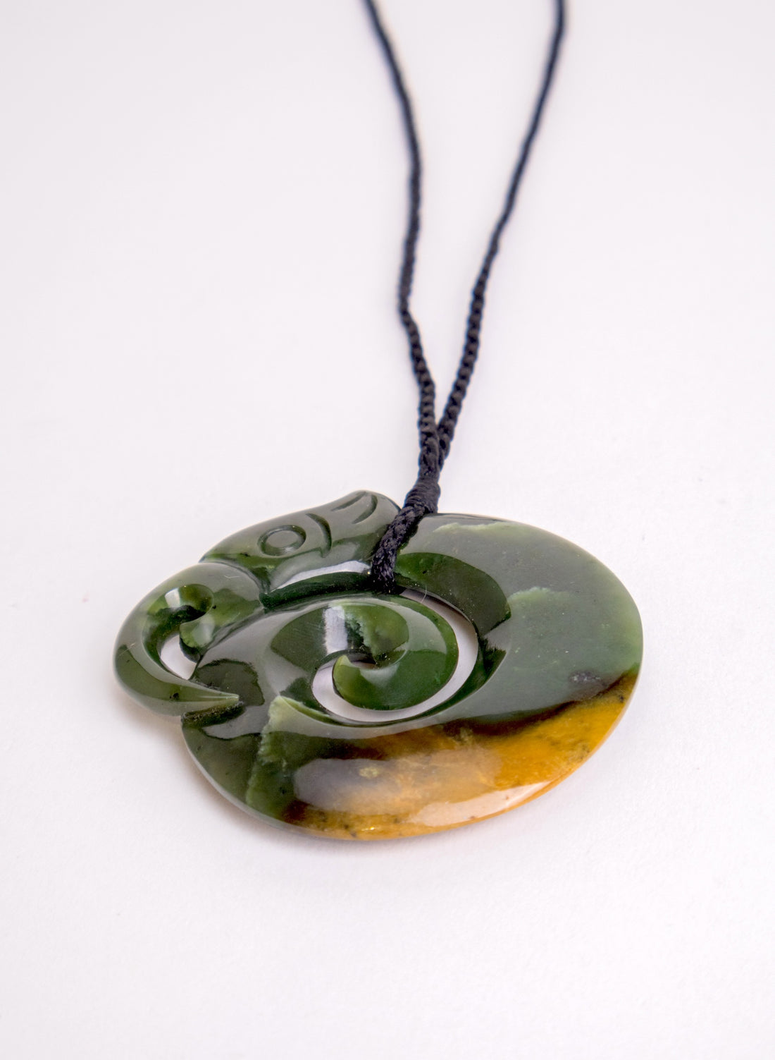 Carved Pounamu Manaia Pendant