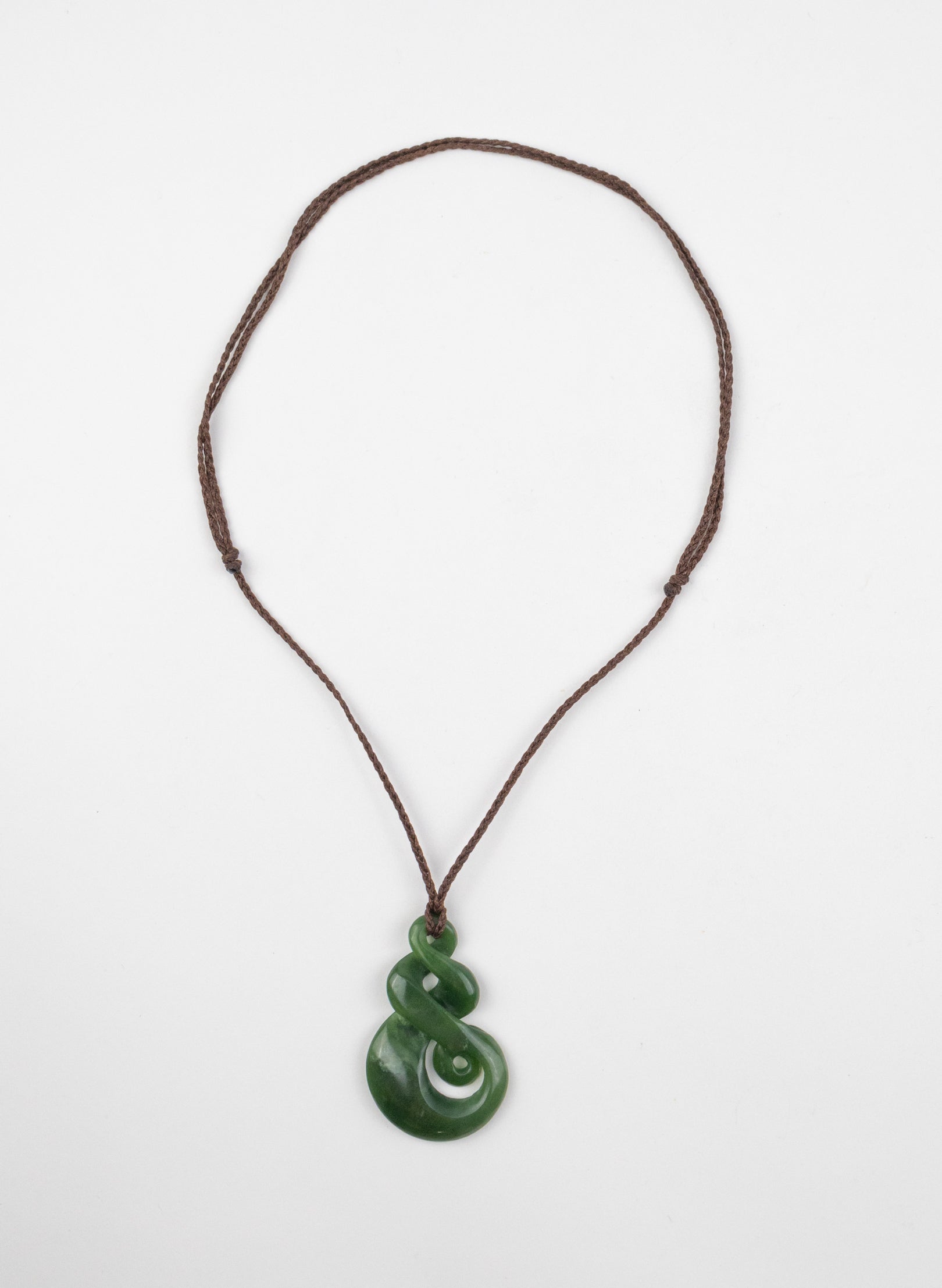 Large Pounamu Twist Pendant
