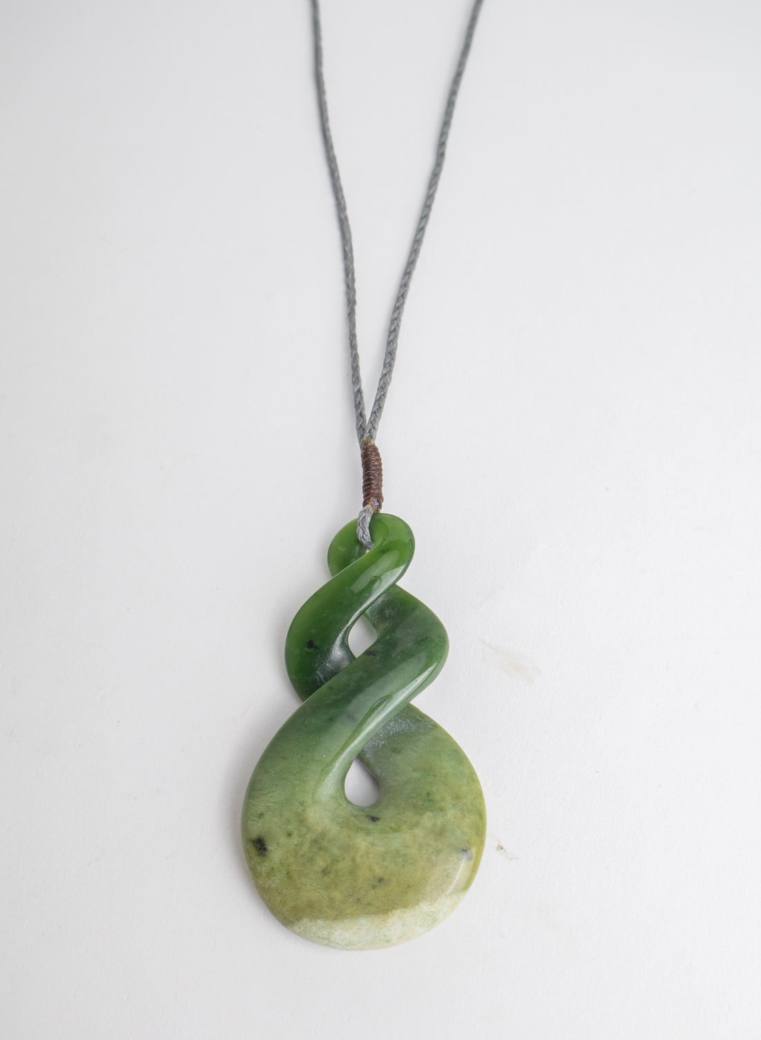 Large Pounamu Twist Pendant