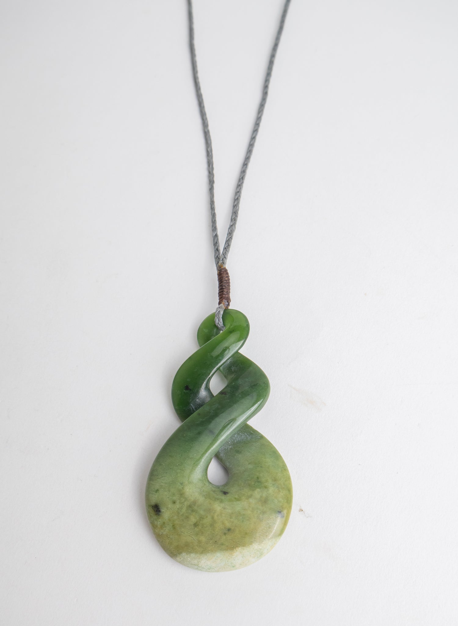 Large Pounamu Twist Pendant