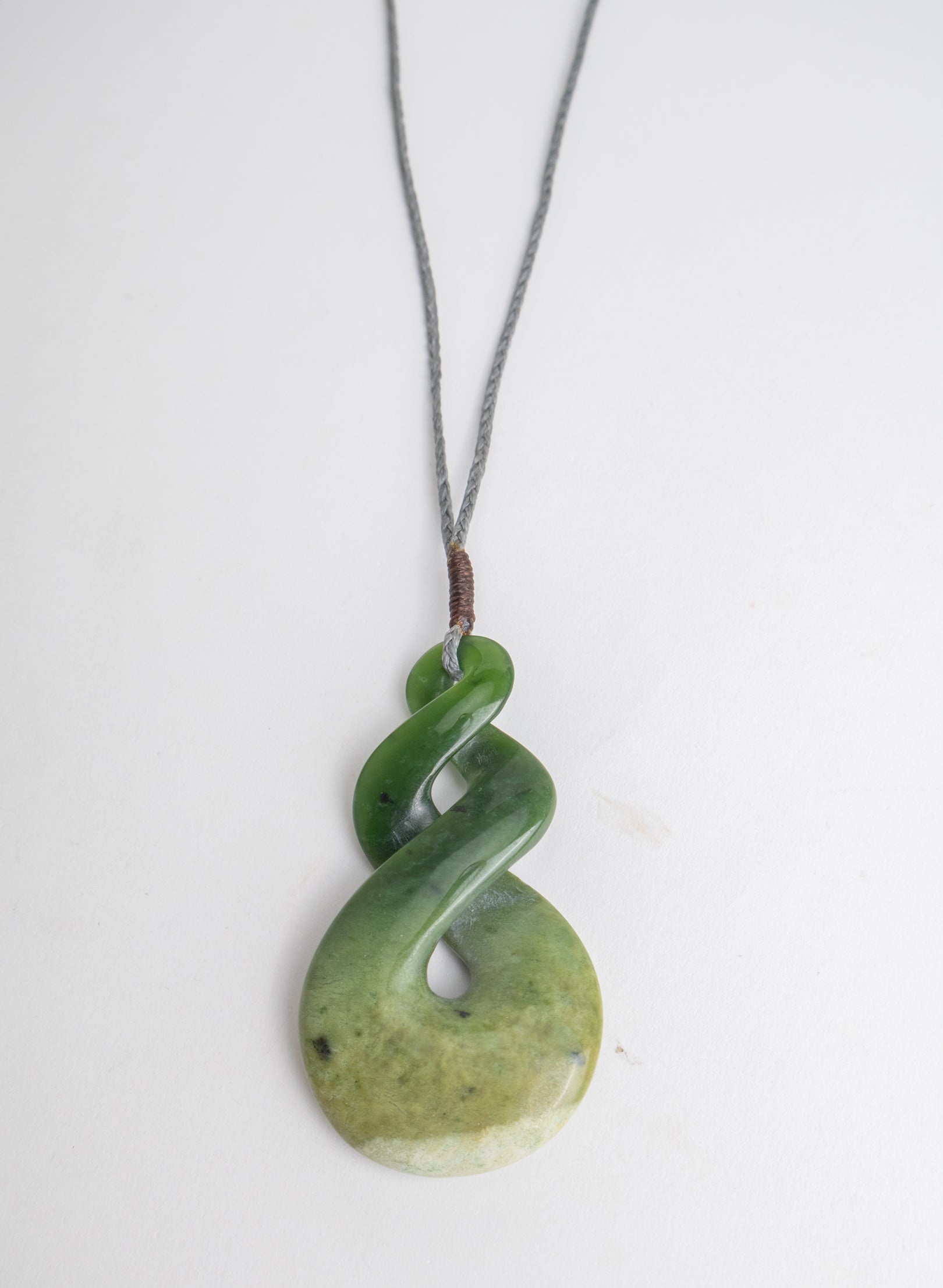 Large Pounamu Twist Pendant