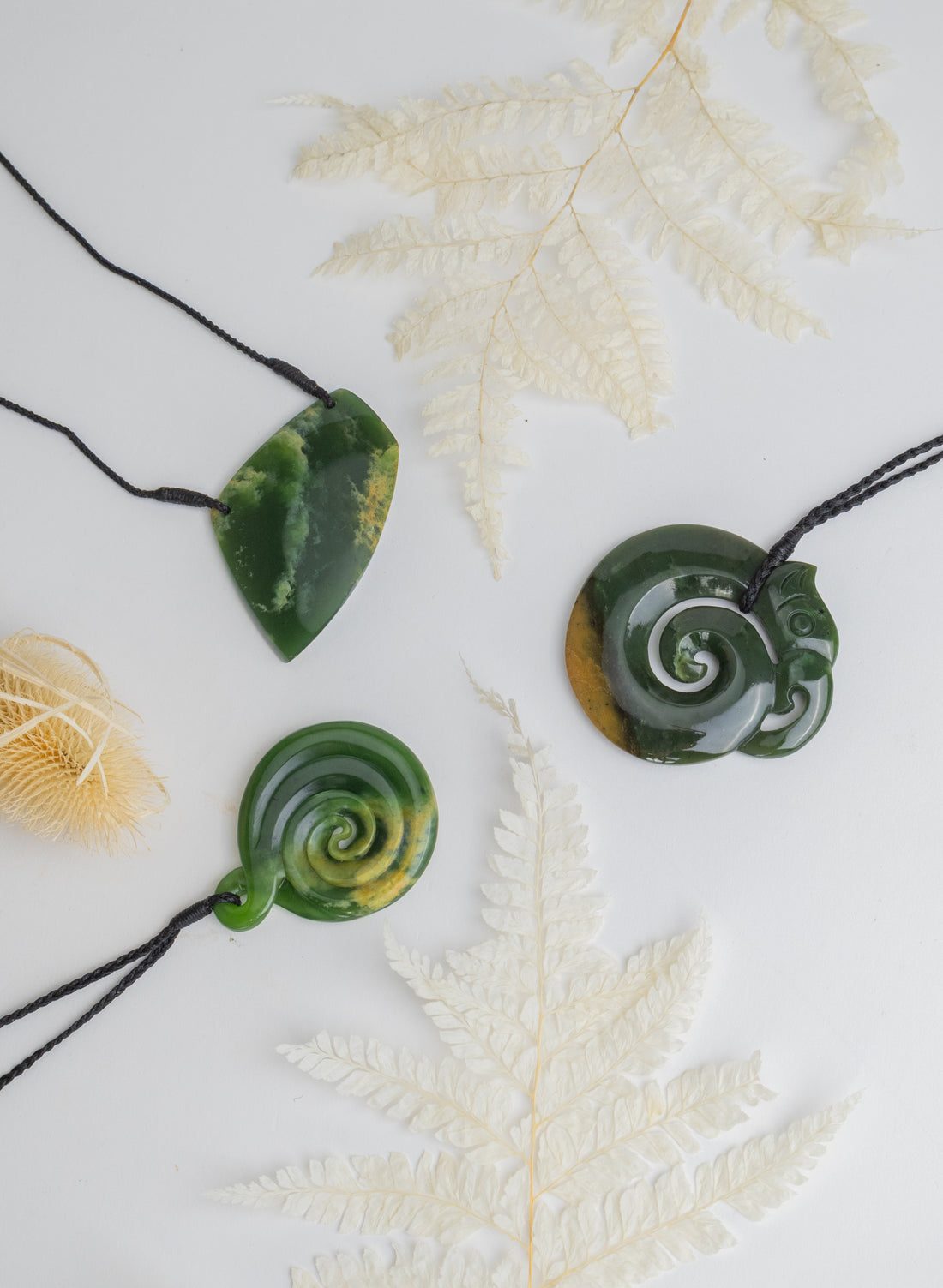 Pounamu Koru Pendant
