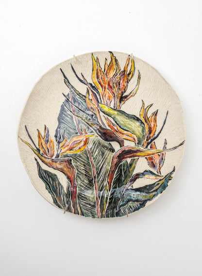 Bird Of Paradise Wall Plate