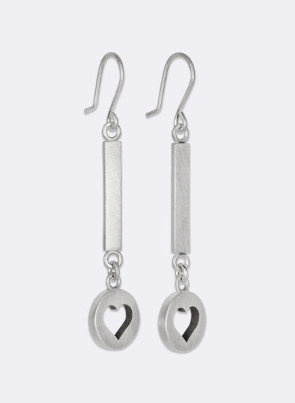 Heart Drop - Earrings