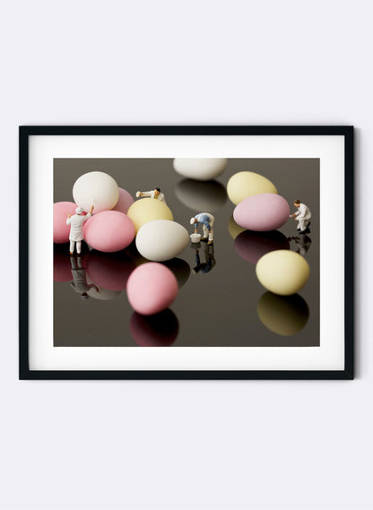 Eggsellent Work - Photographic Print