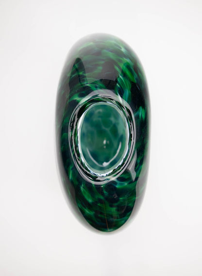Greenstone Flat Form Vase