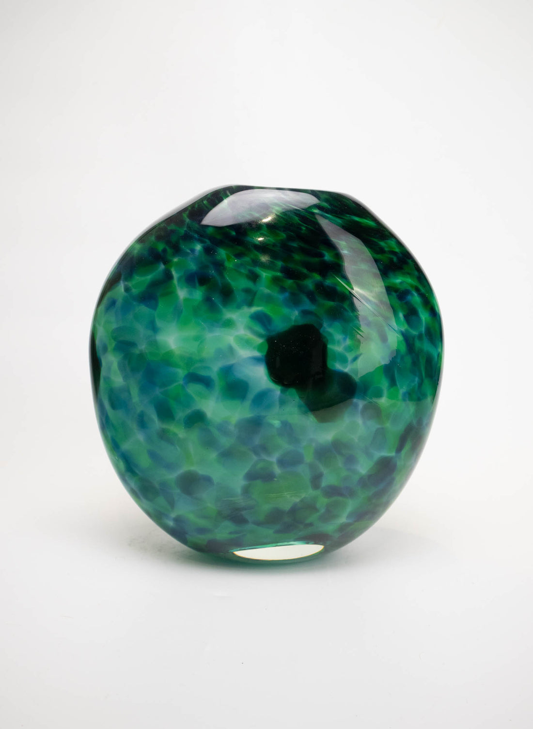 Greenstone Flat Form Vase