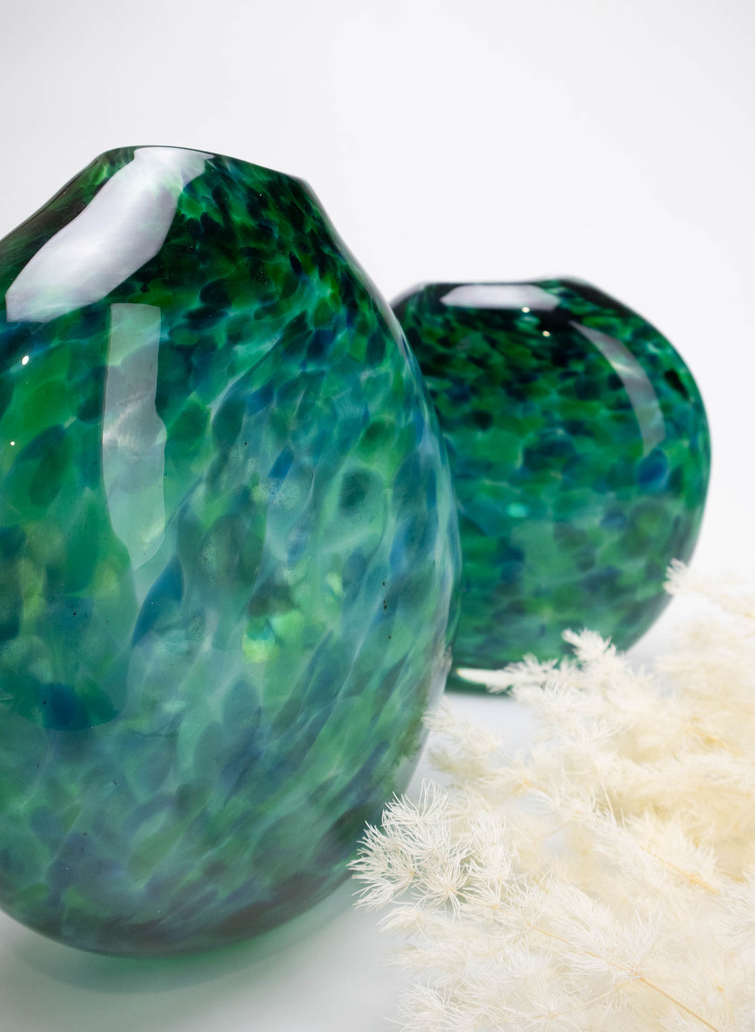 Greenstone Flat Form Vase