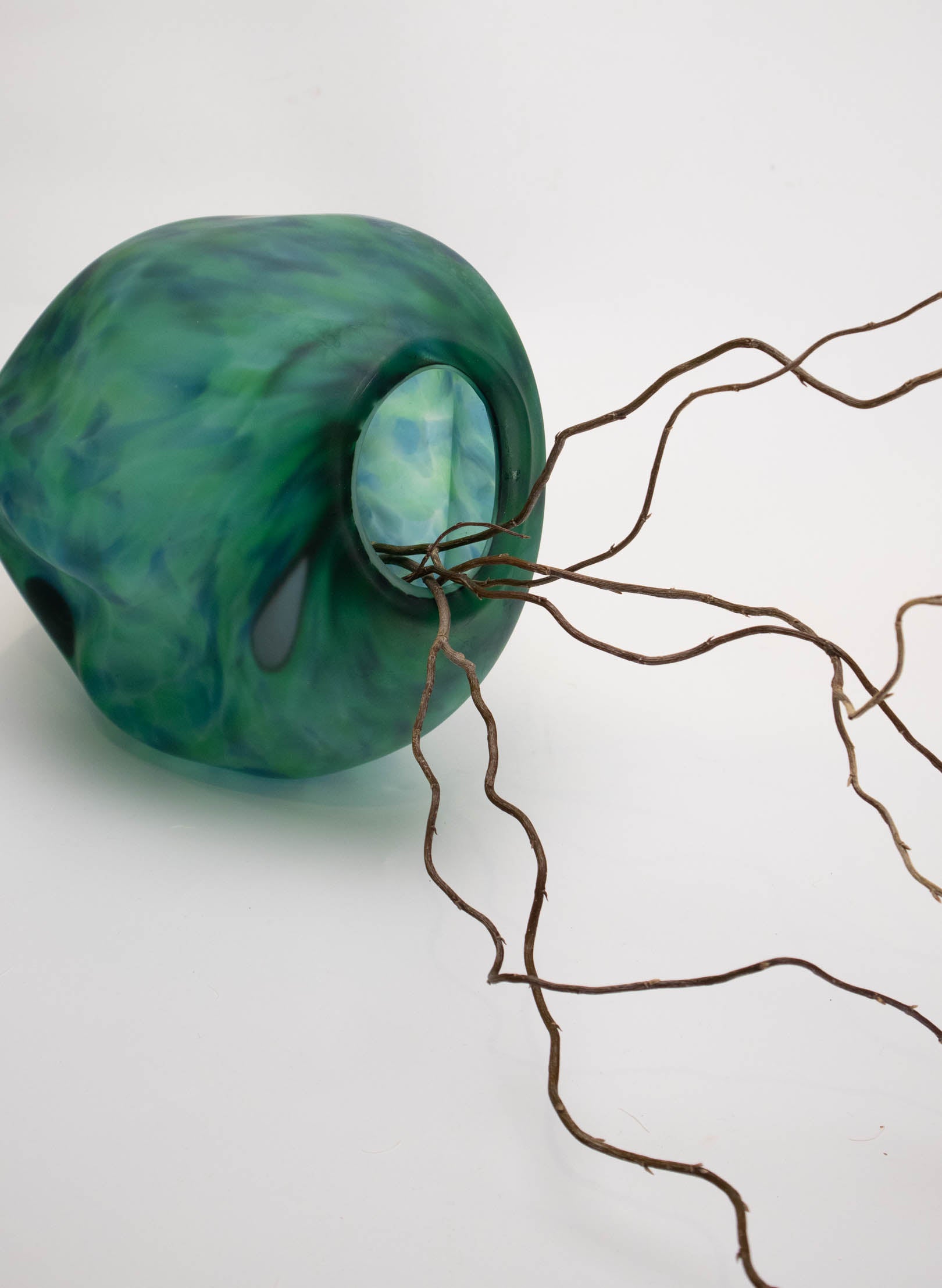 Greenstone Boulder Vase