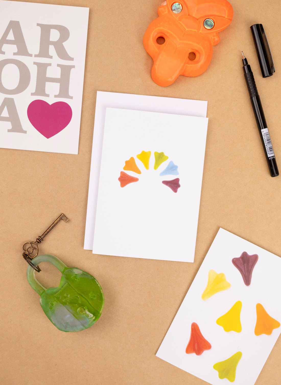 Rainbow Planes Greeting Card