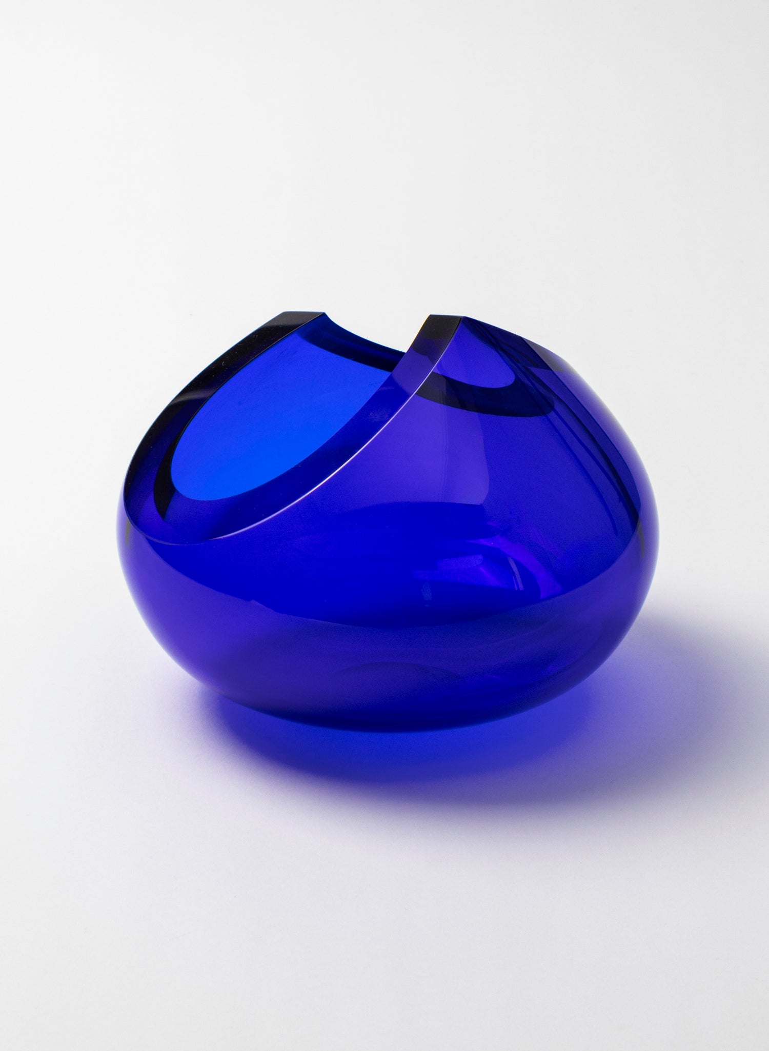 Cobalt Blue Cut Bowl