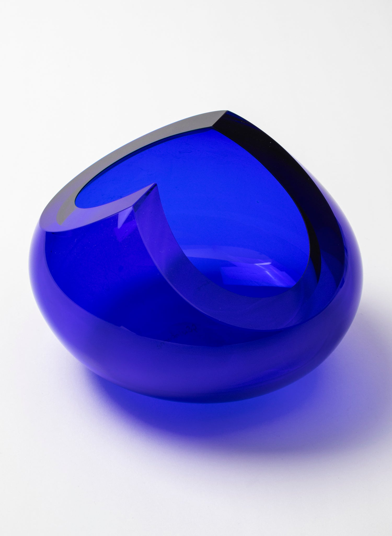 Cobalt Blue Cut Bowl