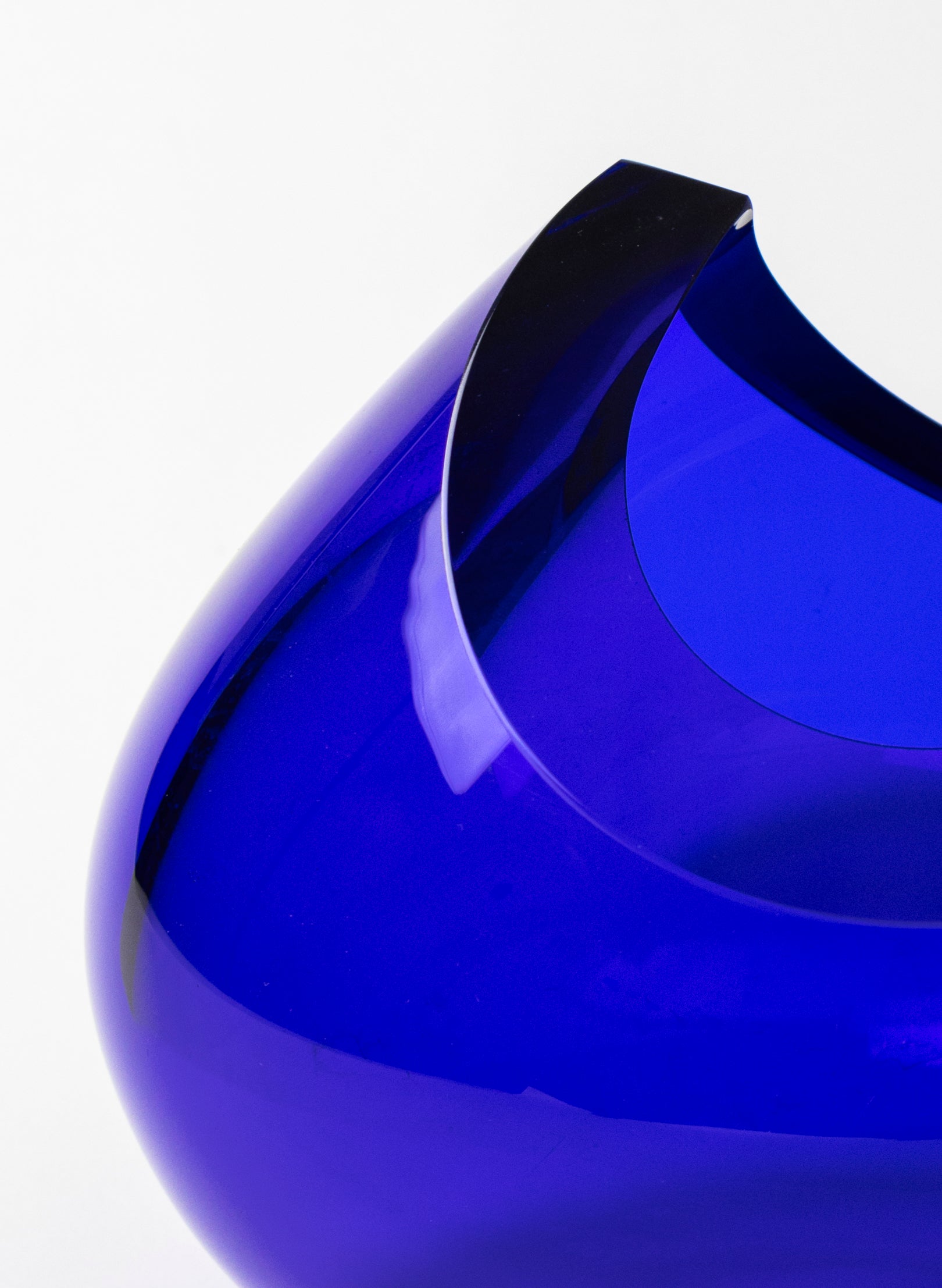 Cobalt Blue Cut Bowl