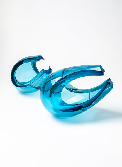Copper Blue Grace Sculpture