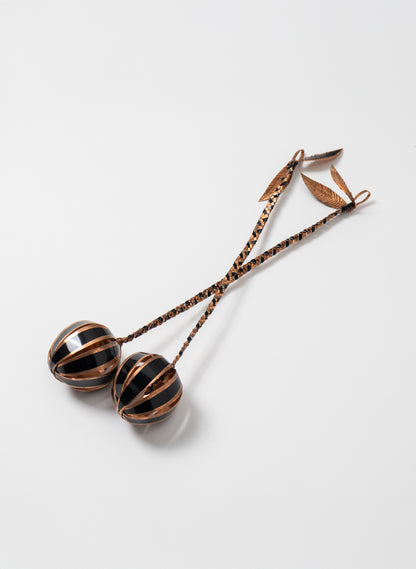 Black &amp; Copper Poi